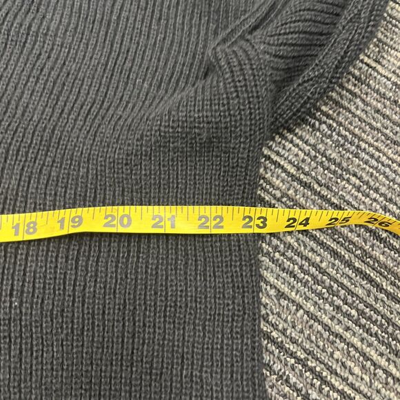 CASLON Women's V-Neck Long Sleeve Sweater Cashmere Feel Open Shoulders SIZE M/L - Picture 7 of 12